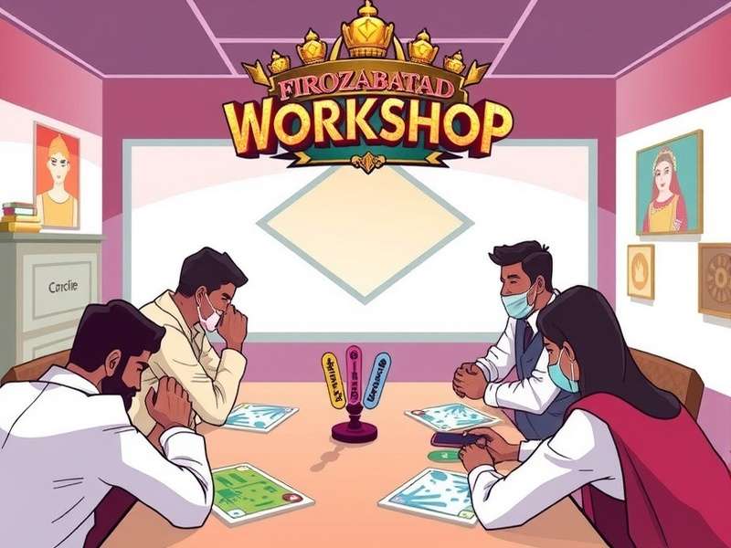 Modern manufacturing equipment at Firozabad facility